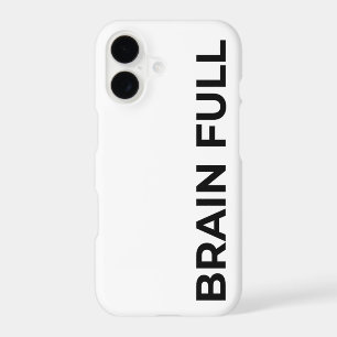 Étui pour iPhone 17 minimaliste Brain Full