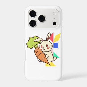 Étui pour iPhone 17 Pro avec Lapin Mignon et Carot