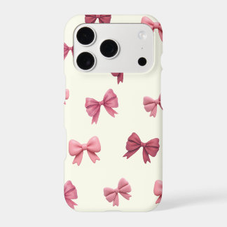 Étui pour iPhone 17 Pro Ivory Coquette Bow