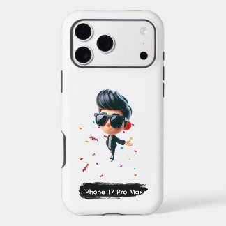 Étui pour iPhone 17 Pro Max avec personnage de des