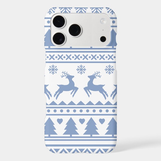 Étui pour iPhone 17 Pro Max motif pull d'hiver ble (Verso)