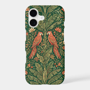 Étui pour iPhone 17 Scarlet Parrot Banana Leaf