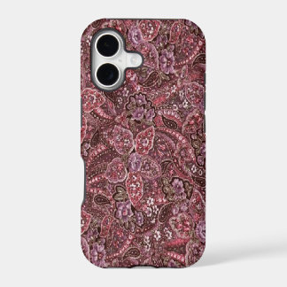 Étui pour iPhone 5 à motif Paisley rose