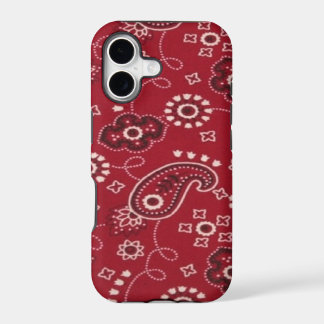 Étui pour iPhone 5 Bandana Rouge Paisley