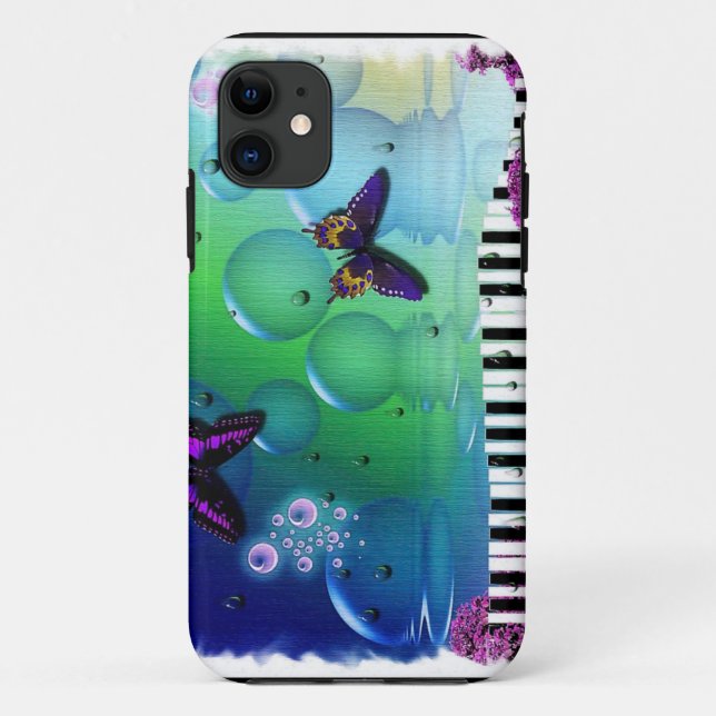 Étui pour iPhone 5 papillon (Dos)