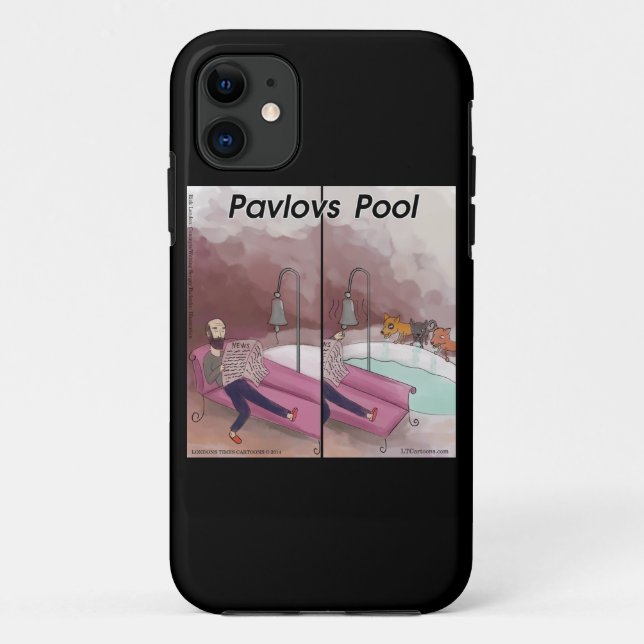 Étui pour iPhone 5 Pavlov's Pool Funny Psychology (Dos)