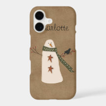 Étui pour iPhone 7 Bonhomme de Neige Primitif