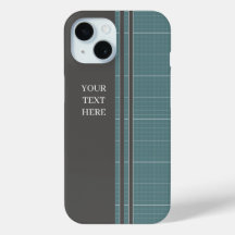 Étui pour iPhone à grille de plan moderne IPC01