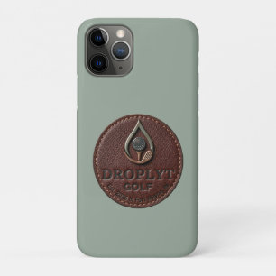 Étui pour iPhone avec logo Droplyt Golf Rustic