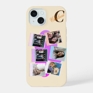Étui pour iPhone avec nuage personnalisé à six pho