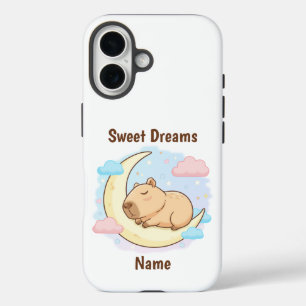 Étui pour iPhone Capybara Sweet Dreams personnalis