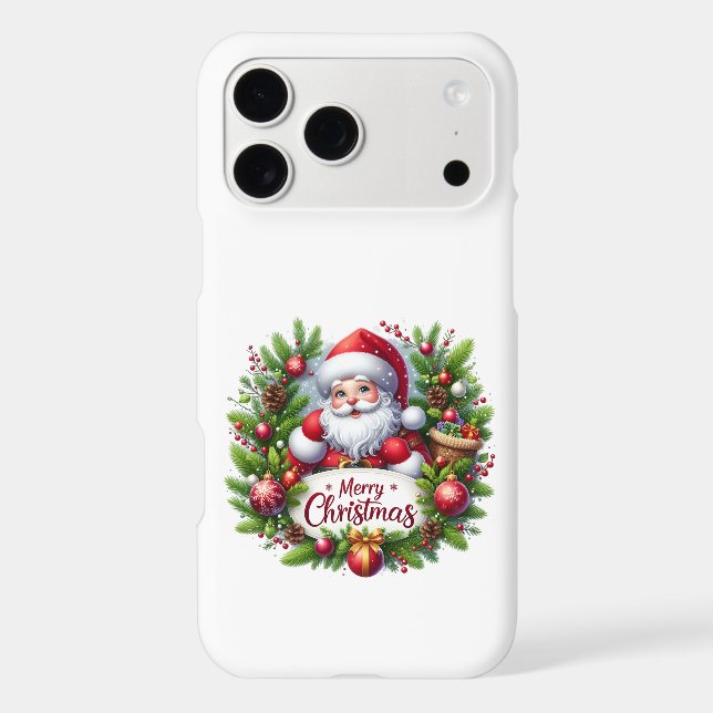 Étui pour iPhone Case-Mate Logo Classique de Noël (Verso)