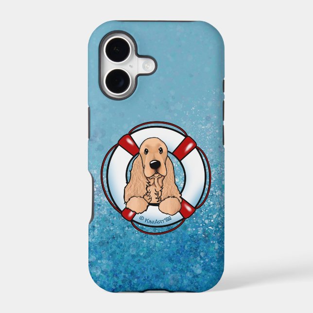 Étui pour iPhone Cocker Spaniel Rescue Case-Mate (Verso)
