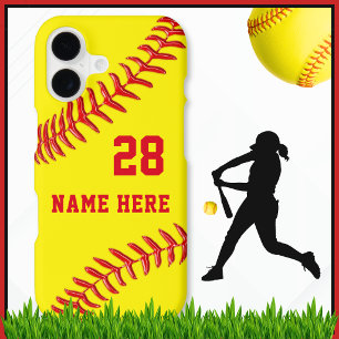 Étui pour iPhone de Softball, Nombreux modèles anc