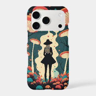 Étui pour iPhone Forêt de Champignons Magiques A