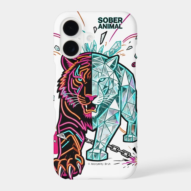 Étui pour iPhone / iPad - Animal sobre (Verso)