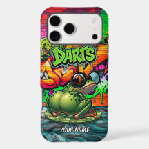 Étui pour iPhone / iPad Grenouille Fléchettes Graf