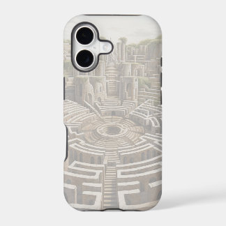 Étui pour iPhone – LABYRINTH (albâtre)