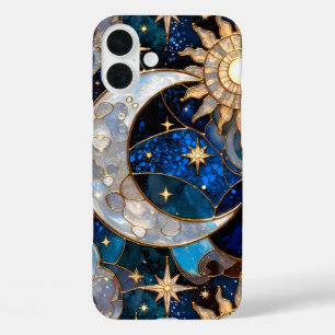 Étui pour iPhone Lune Solaire Céleste Verre Teinté