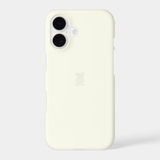 Étui pour iPhone Ourson Gommeux Blanc Ivoire