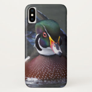 Étui pour iPhone X Canard branchu américain