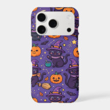 Étui pour smartphone 17 Halloween Chat Noir