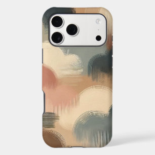 Étui pour téléphone à coup de pinceau nuage abstra