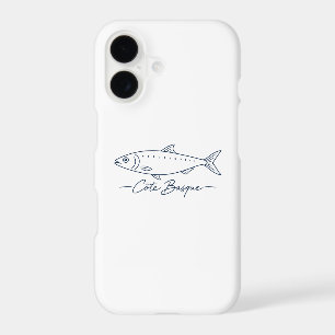 Étui pour téléphone Blue Sardine - Côte Basque