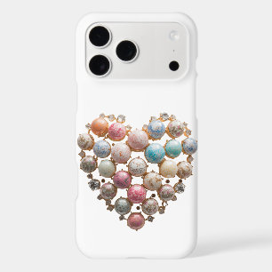 Étui pour téléphone Cœur Floral en Cristal — Porce