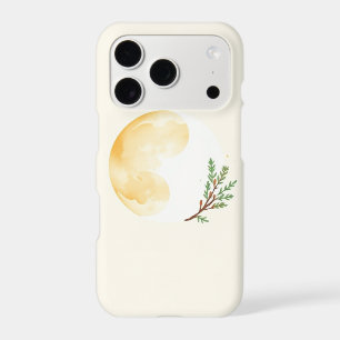 Étui pour téléphone en aquarelle de Noël - Or et C
