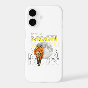 Étui pour téléphone Fox Moon Né pour errer