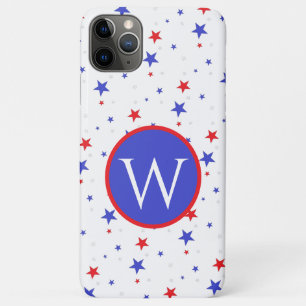 Étui pour téléphone iPhone avec étoiles patriotiqu