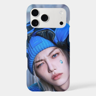 Étui pour téléphone 'Maniac' Blue Sparkle de Felix
