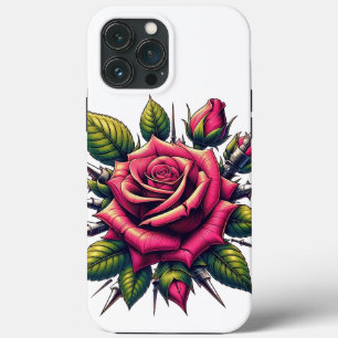 Étui Red Rose pour iPhone 13 Pro Max