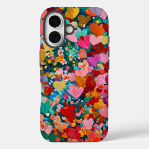 Étui robuste pour iPhone 16 Saint-Valentin   Roman