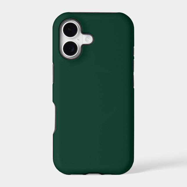 Étui robuste pour iPhone 17 vert foncé (Verso)