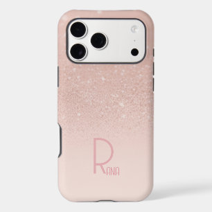 Étui rose doux personnalisé pour iPhone 17 Pro Max