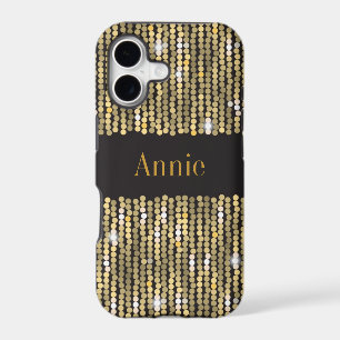 Étui Sequins Gold pour iPhone SE/5/5S Barely There