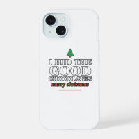 Étui téléphone de Noël Chocolats fins cachés