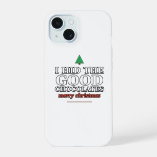 Étui téléphone de Noël Chocolats fins cachés