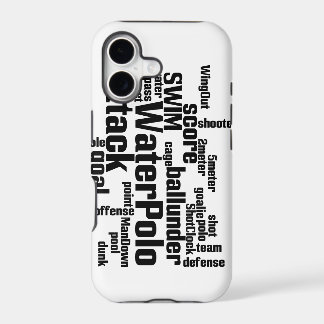 Étui Téléphone Nuage de Water-Polo