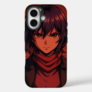 Étui téléphonique Fierce Anime Girl