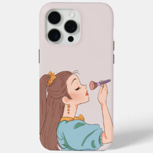 Étui téléphonique pour fille de maquillage chic -