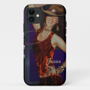 Étui téléphonique pour fille-fille-rire