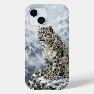 Étui Totem Léopard des Neiges – Téléphone Art Anim