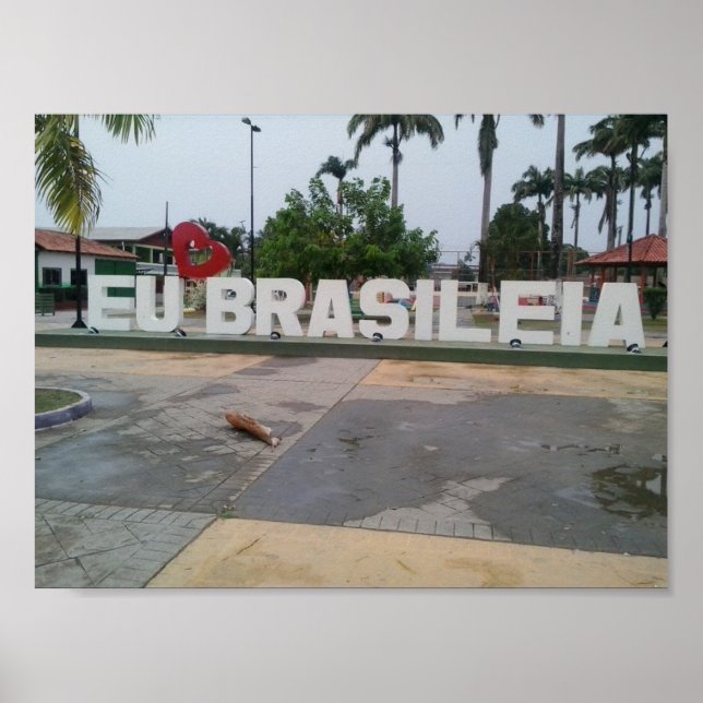 Eu amo Brasileia Poster (Front)
