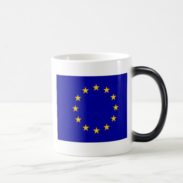 EU European Union flag Magic Mug (Right)