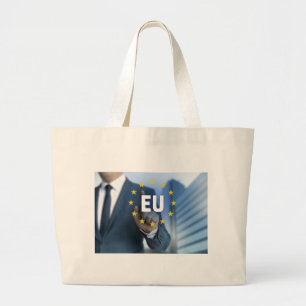 EU European Union touchscreen concept Large Tote Bag