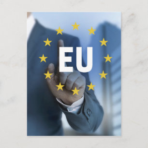EU European Union touchscreen concept Postcard