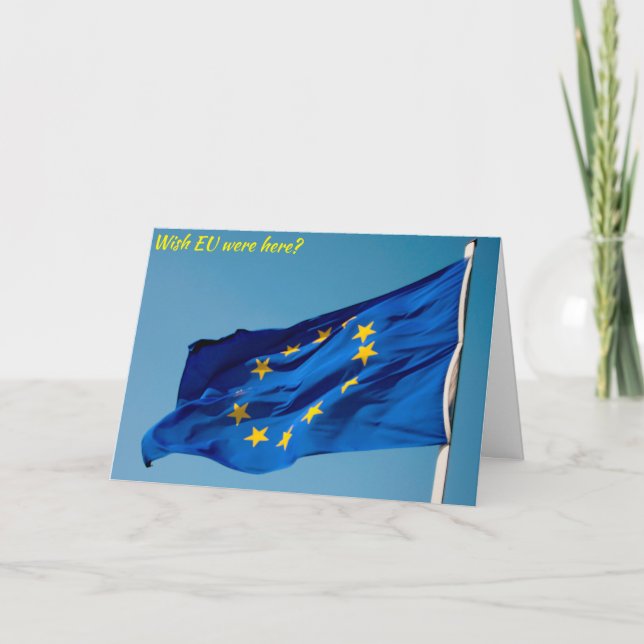 EU flag Card (Front)